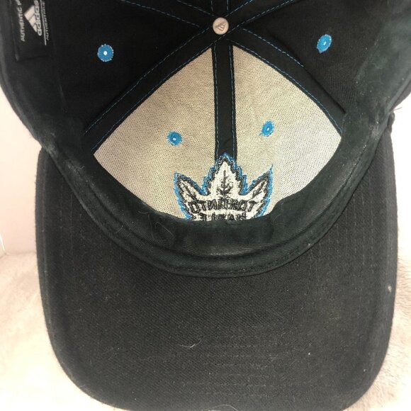 Authentic Adidas & NHL Toronto Maple Leafs Black & Blue Snapback Baseball Hat - Picture 7 of 10